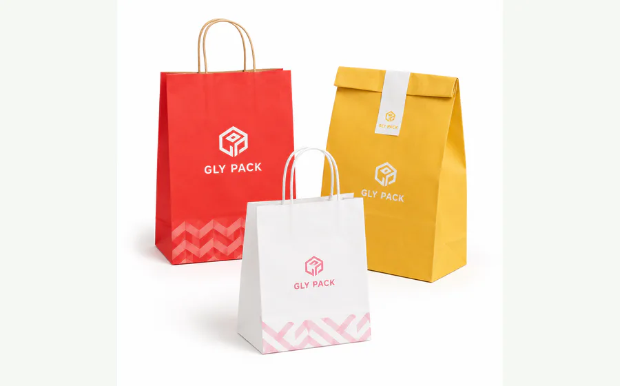 Kraft paper food packaging bags