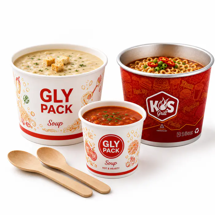 Paper Soup Bowl by GLY PACKAGING