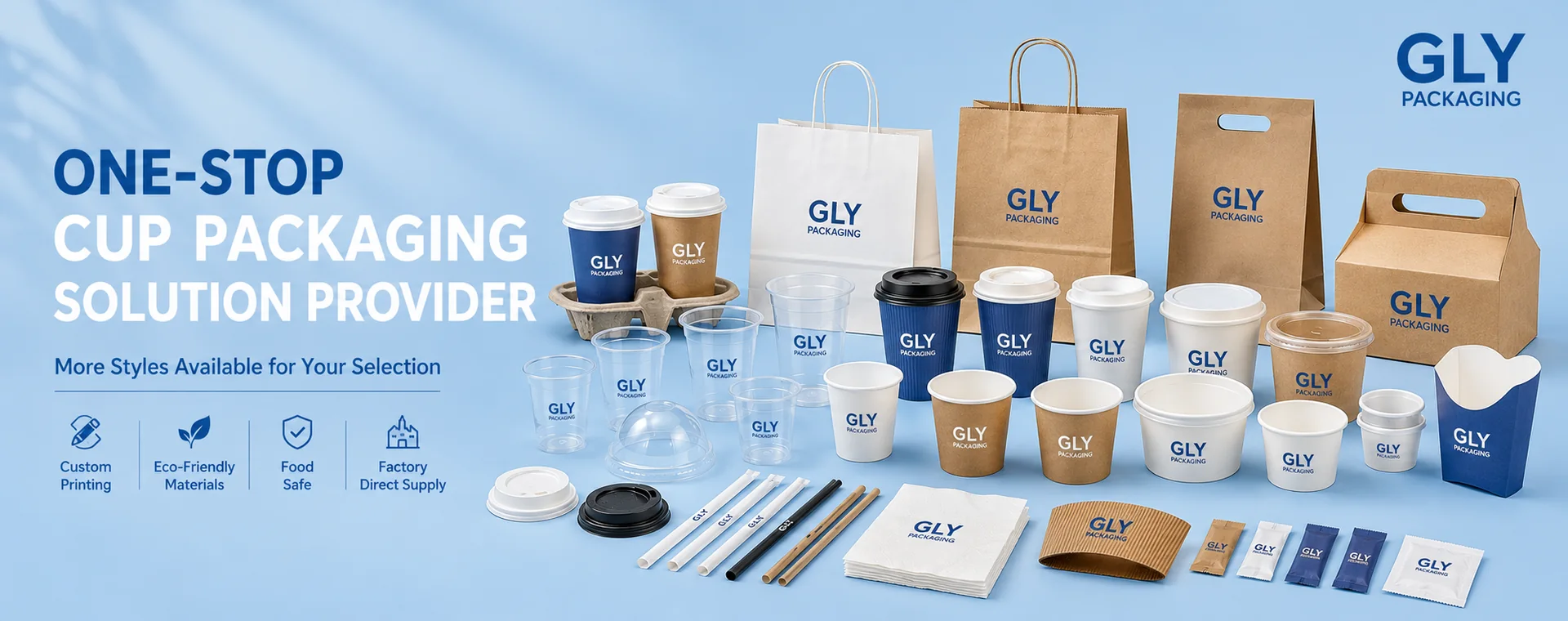 GLY PACKAGING one-stop food packaging solution poster