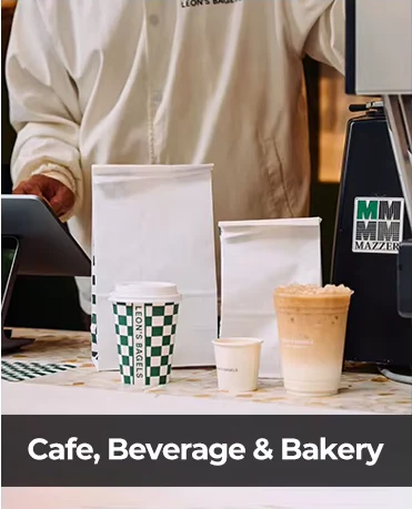 Cafe, Beverage & Bakery packaging application
