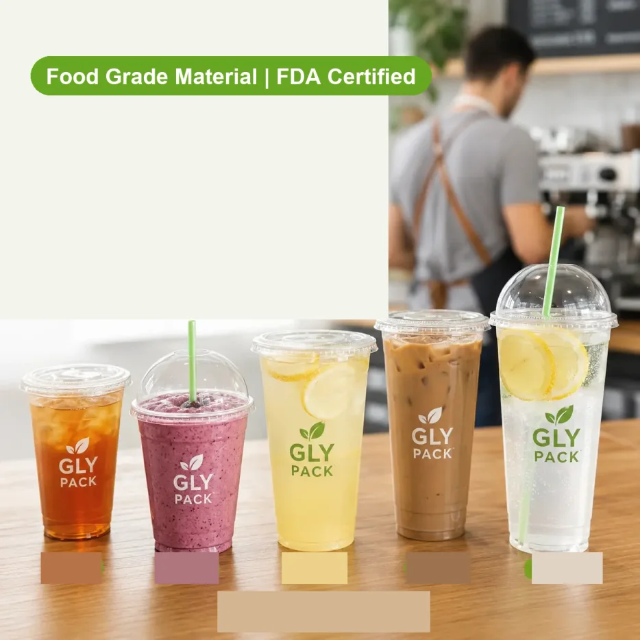 clear cold-drink cups and compatible lids for Why Boba Shops Use Tall Narrow Cups