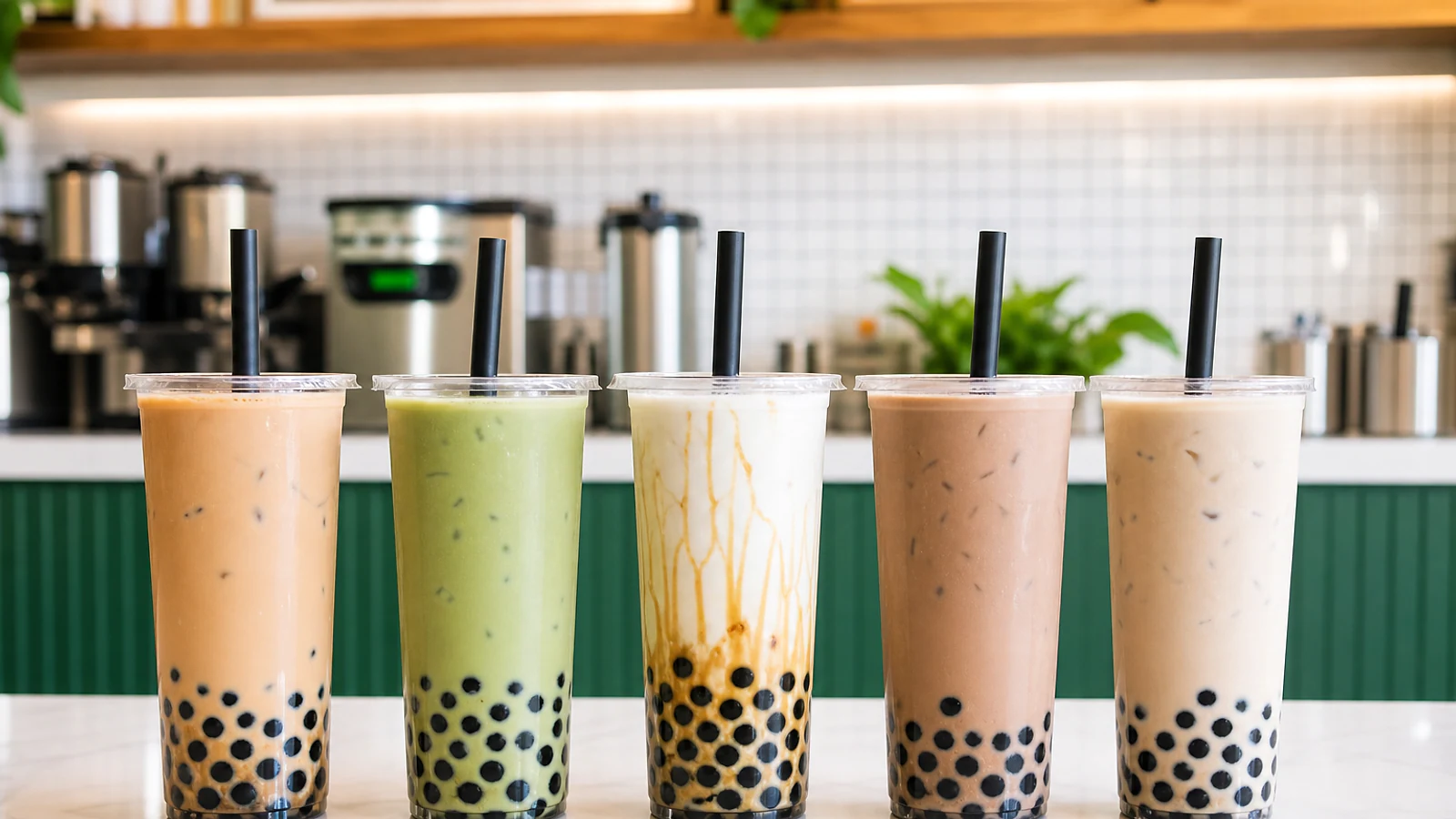 Why Boba Shops Use Tall Narrow Cups